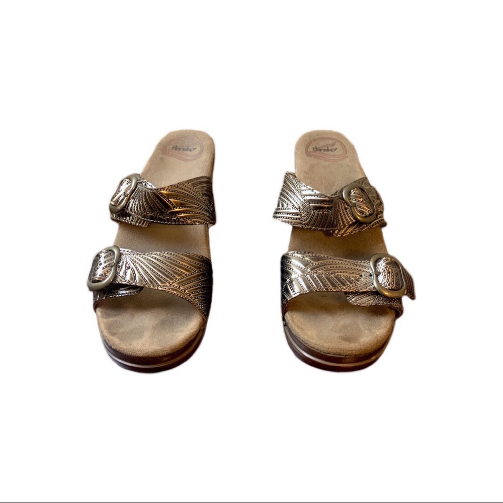 Dansko Sandal with Metallic Straps